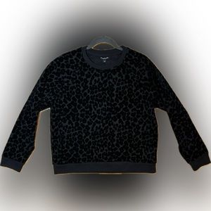 NWT - Whistles - Flocked Animal Print Sweater